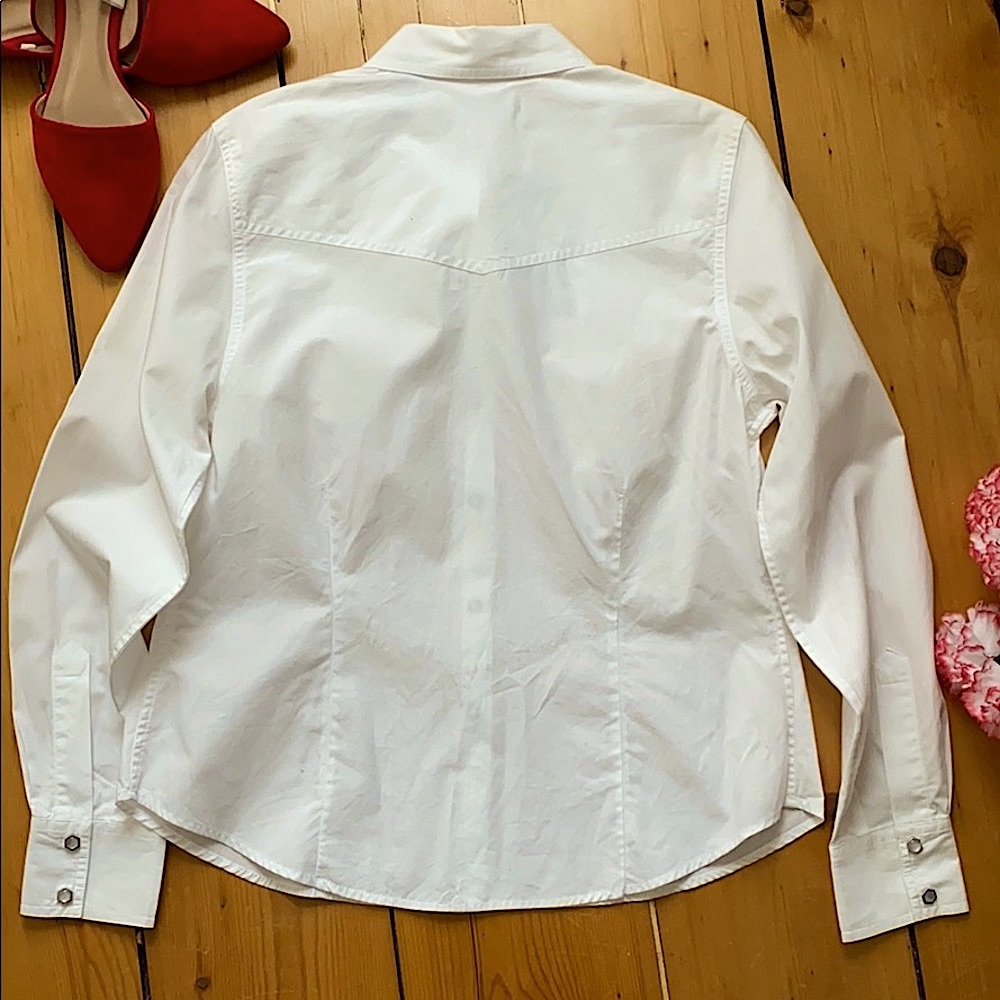 Partial Button Down, Collared Blouse. - image 5